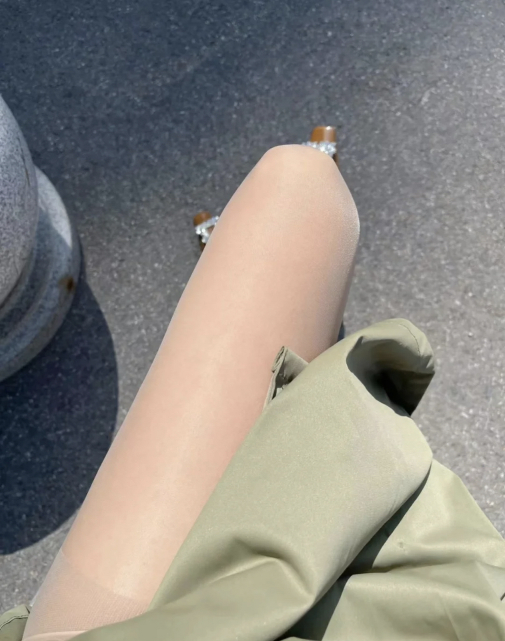 推荐这个,穿了都反光#丝袜