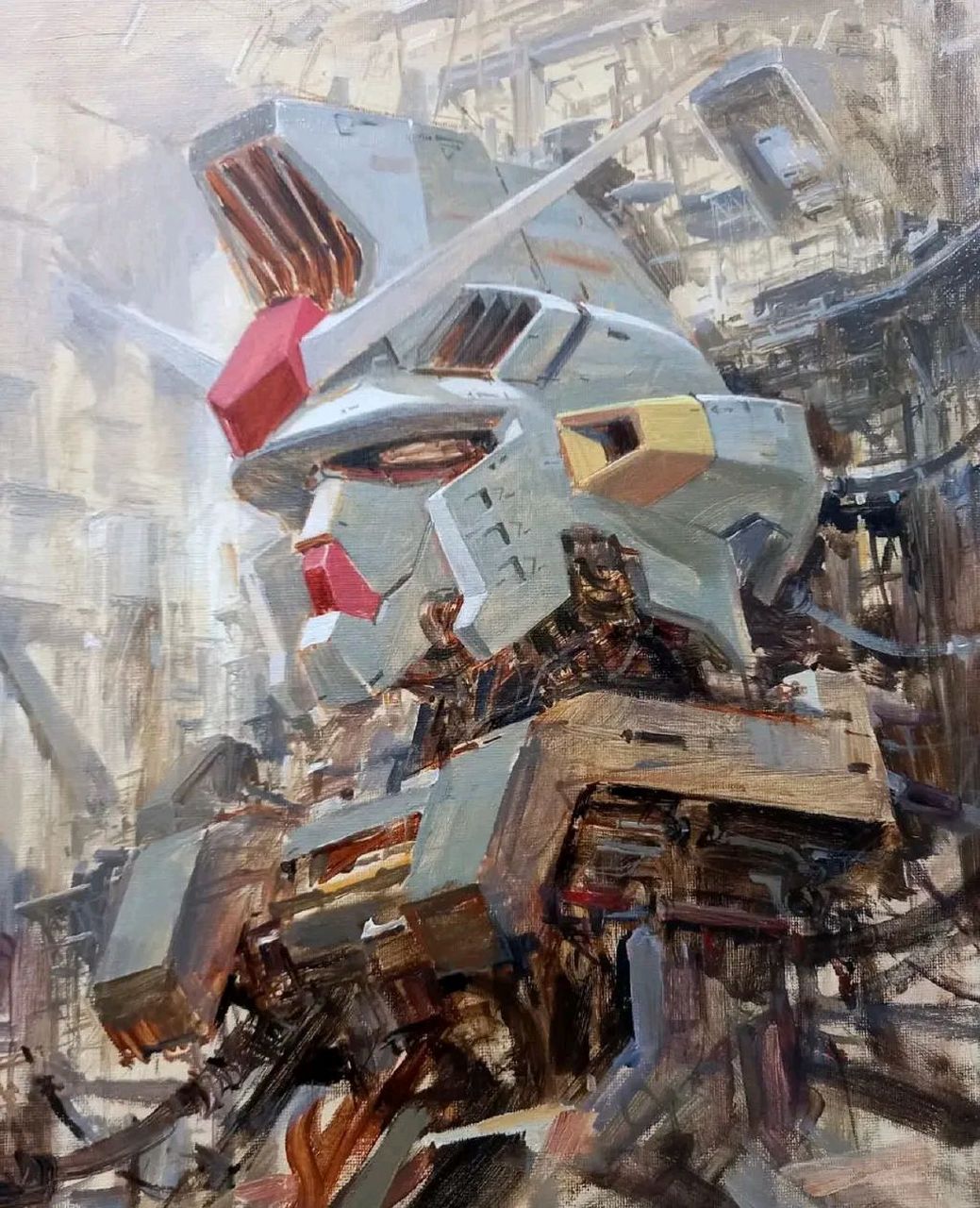 动漫# #插画# #高达