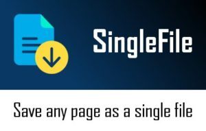 SingleFile 将网页完整保存为HTML文件