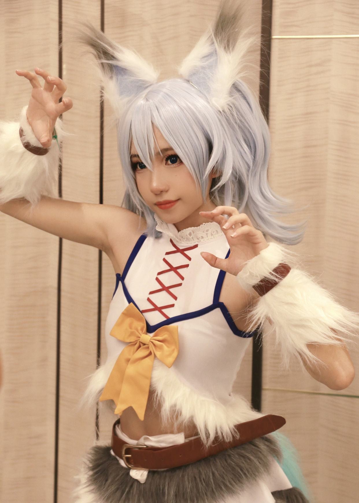 小姐姐cos刹那,她卖萌的样子,超"凶"的哦