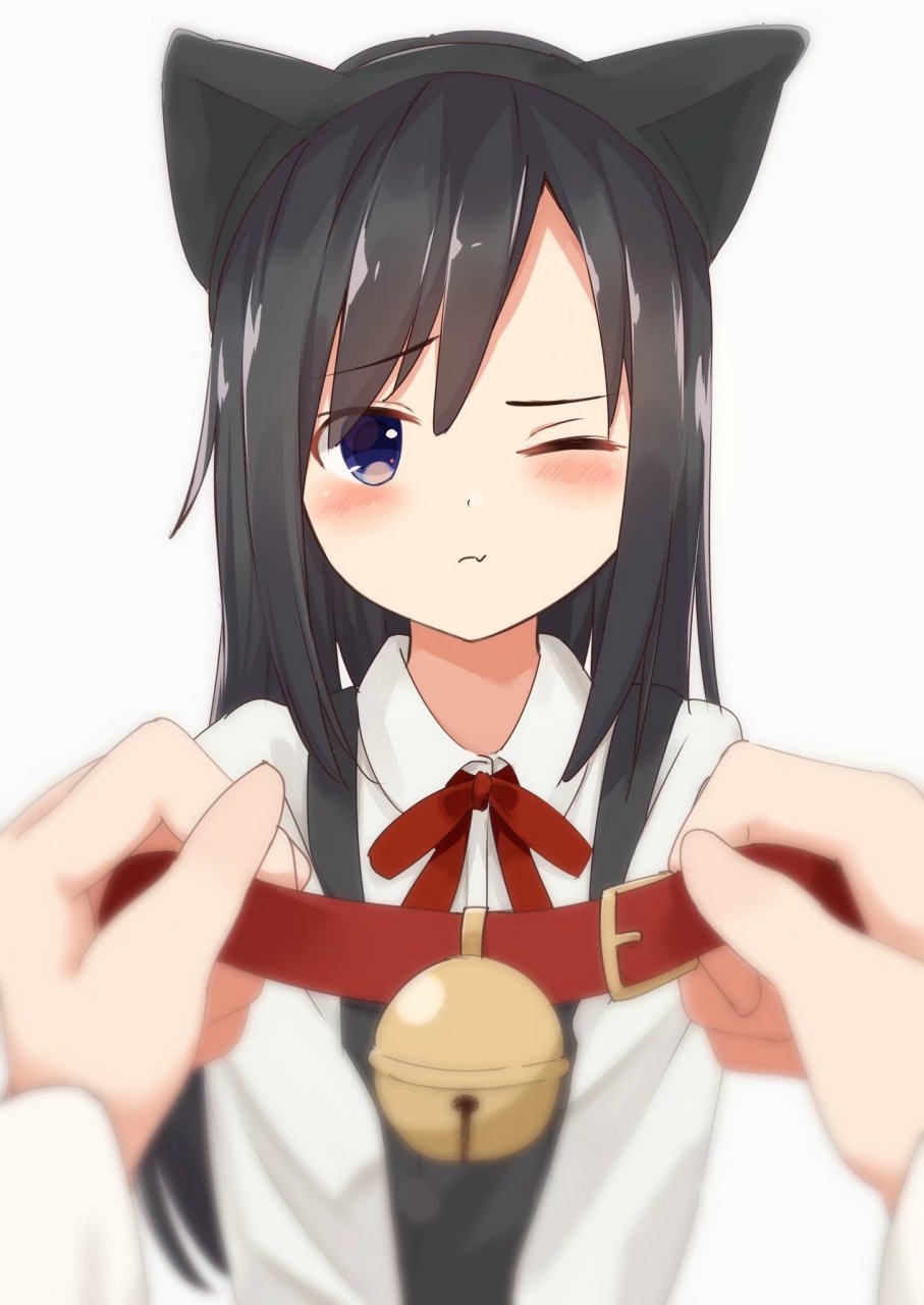 二次元美图# 给朝潮戴铃铛  twi@cafee_kuu