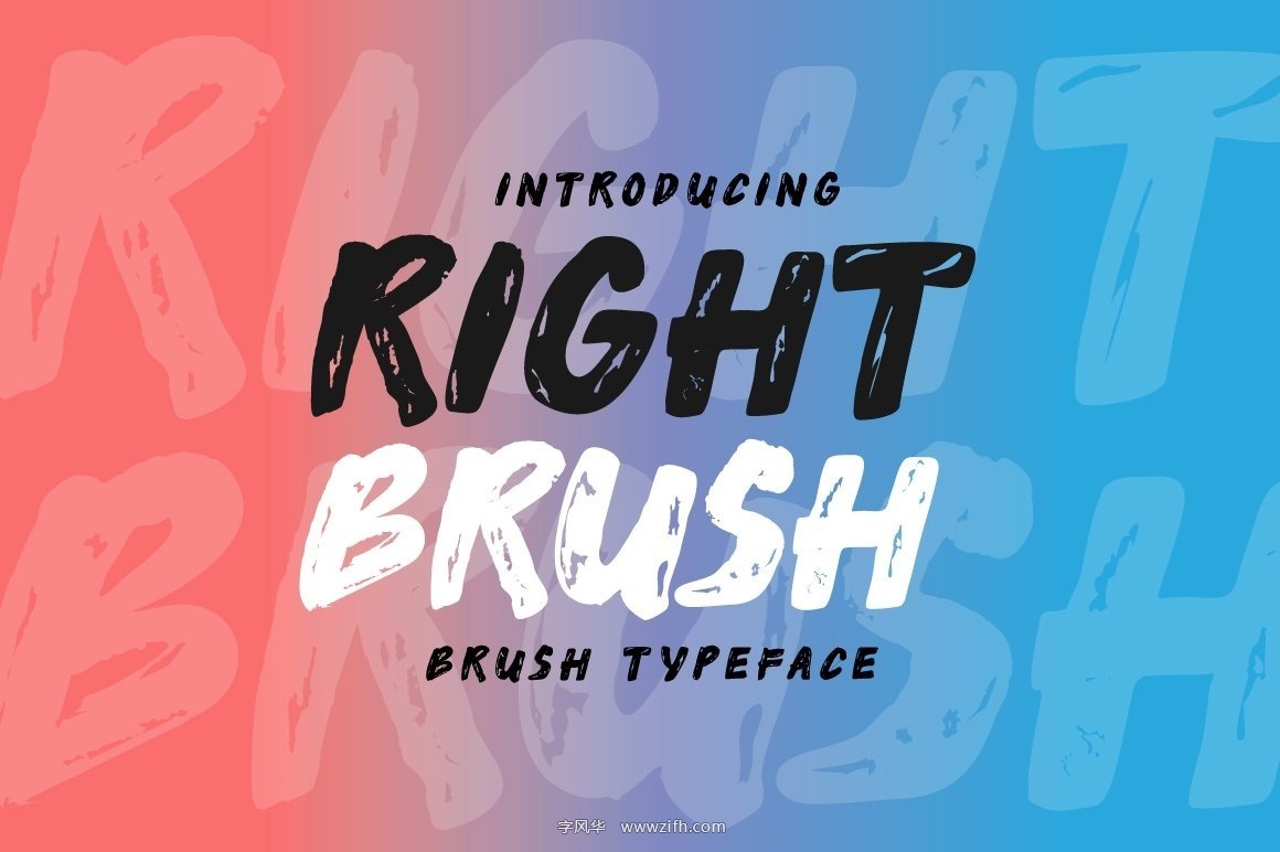 Right Brush Font