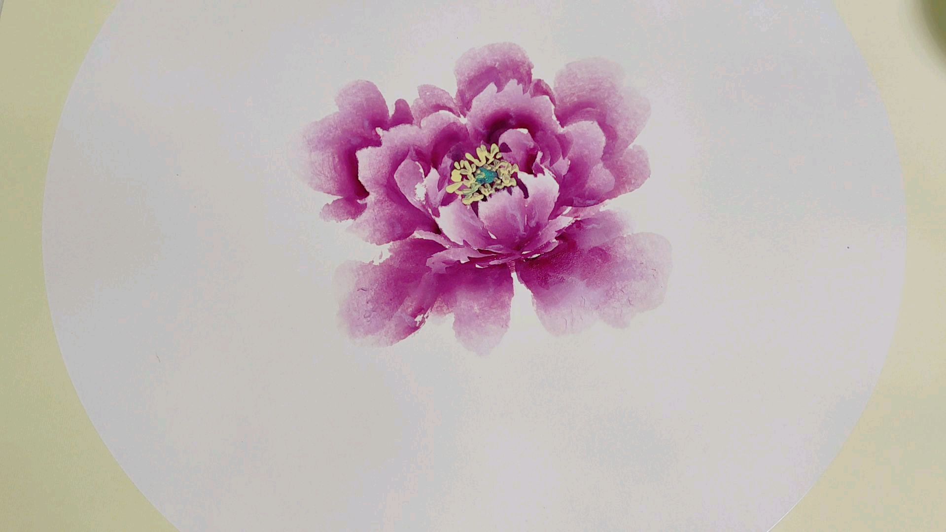想要了解牡丹花头的调色画法吗?想学的都在这里