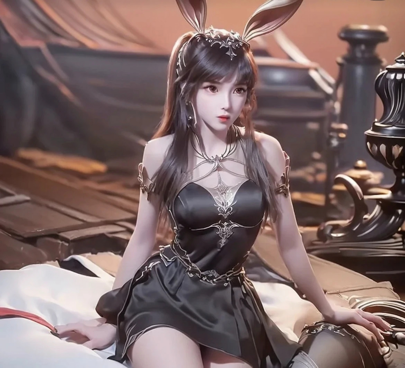 美图分享#小舞~优雅坐姿