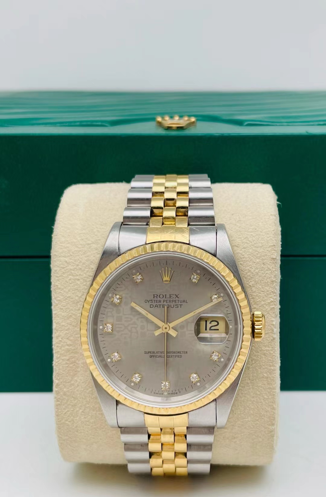 劳力士16233纪念花纹镶钻