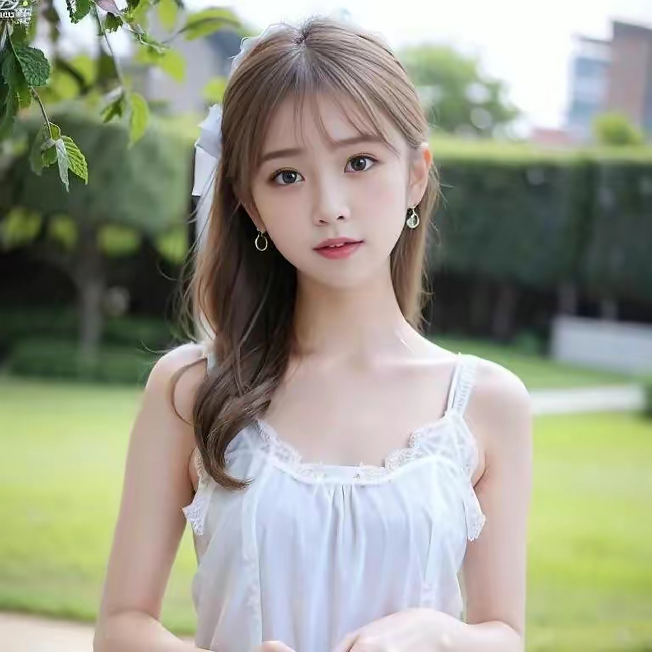 一组小清新吊带邻家女孩#养眼美女# #美女# #清纯小姐姐