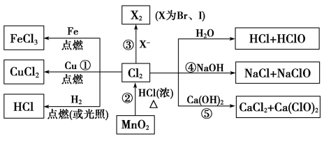 氯的化合物转化关系图图片