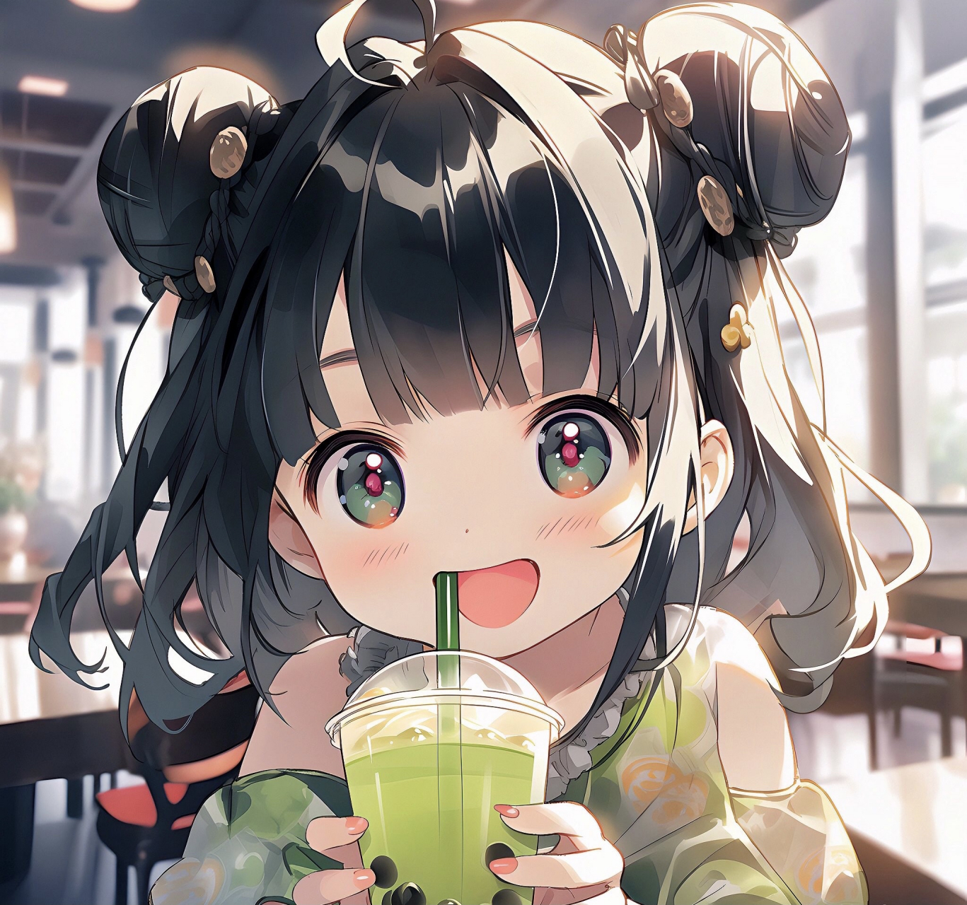 软萌软萌的奶茶小可爱,哈! 情侣头像也不错哦!