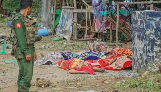 缅甸死单房的女人恐怖图片