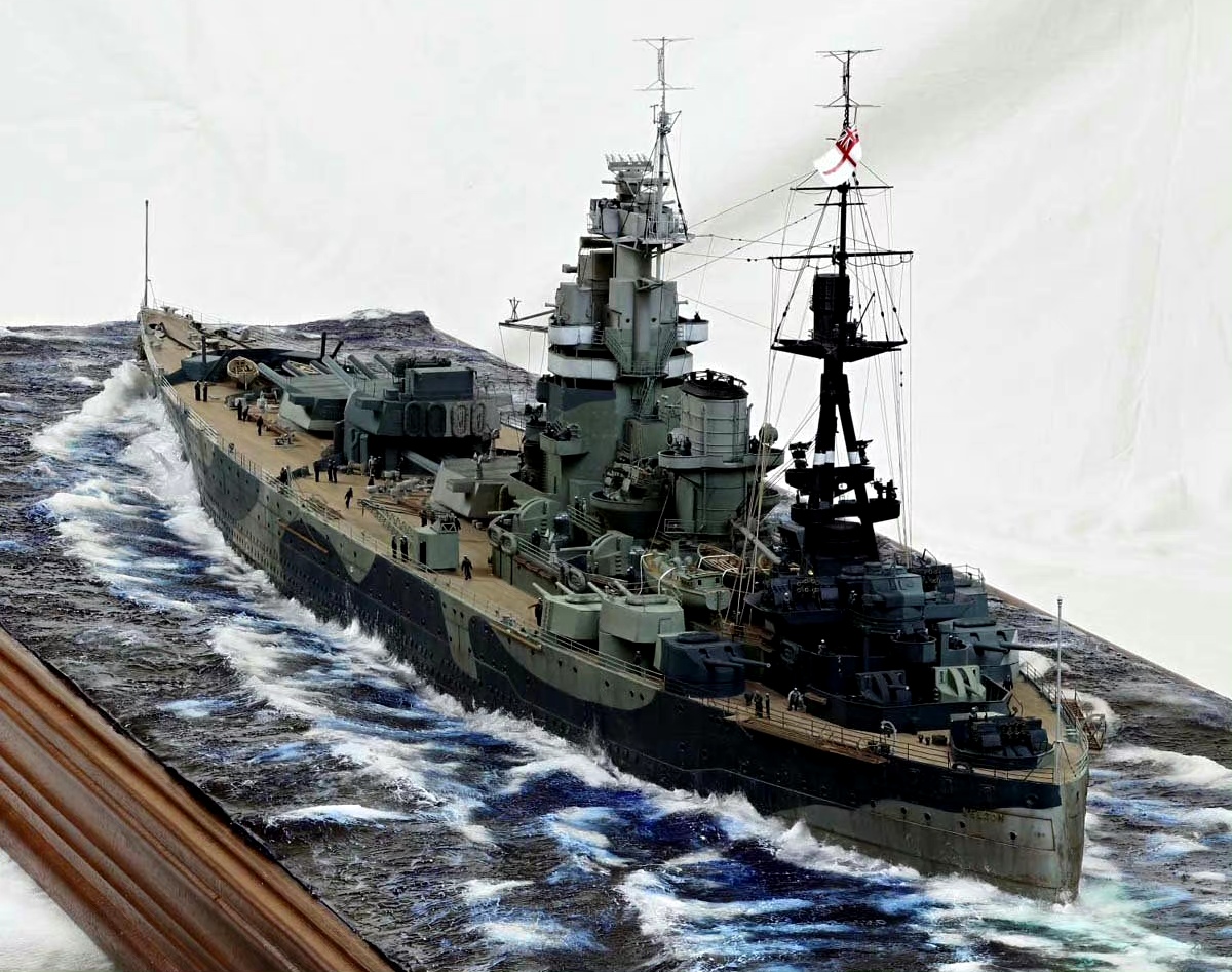 战舰欣赏:"big seven"战列舰的老照片与模型