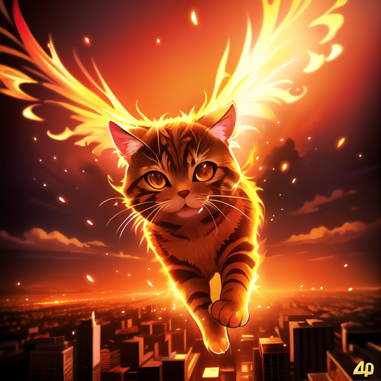 飞猫# #猫# #萌宠潮可爱# 火属性可爱猫咪2