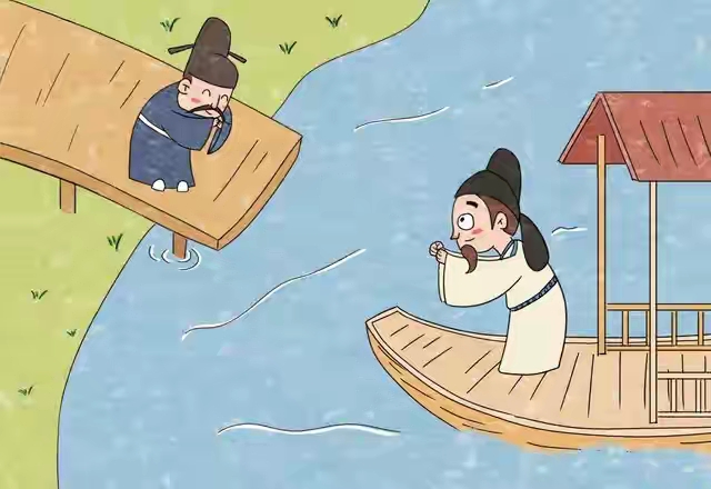 桃花潭水深千尺,不及汪伦送我情