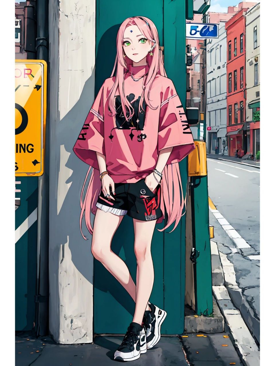 木葉穿搭秀|小樱街拍