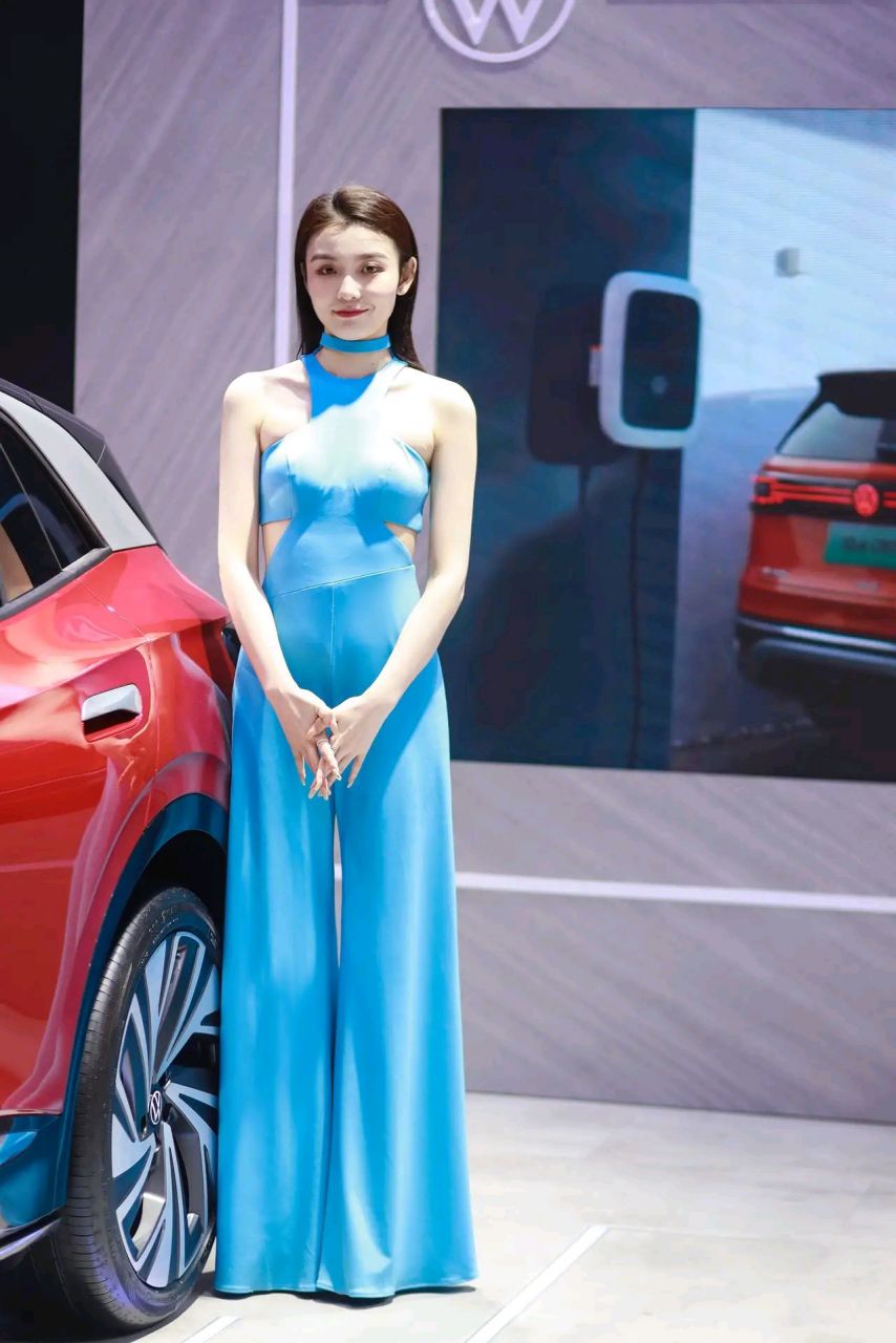 重庆车展:悦来国际博览中心的车模小姐姐,非常的漂亮迷人!