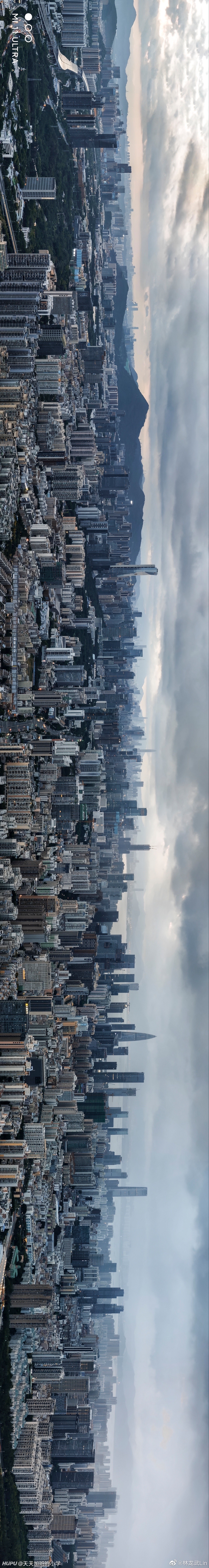 镜头拍摄,再由18张竖拍照片拼接而成的这幅深圳超长全景图有艺术感那