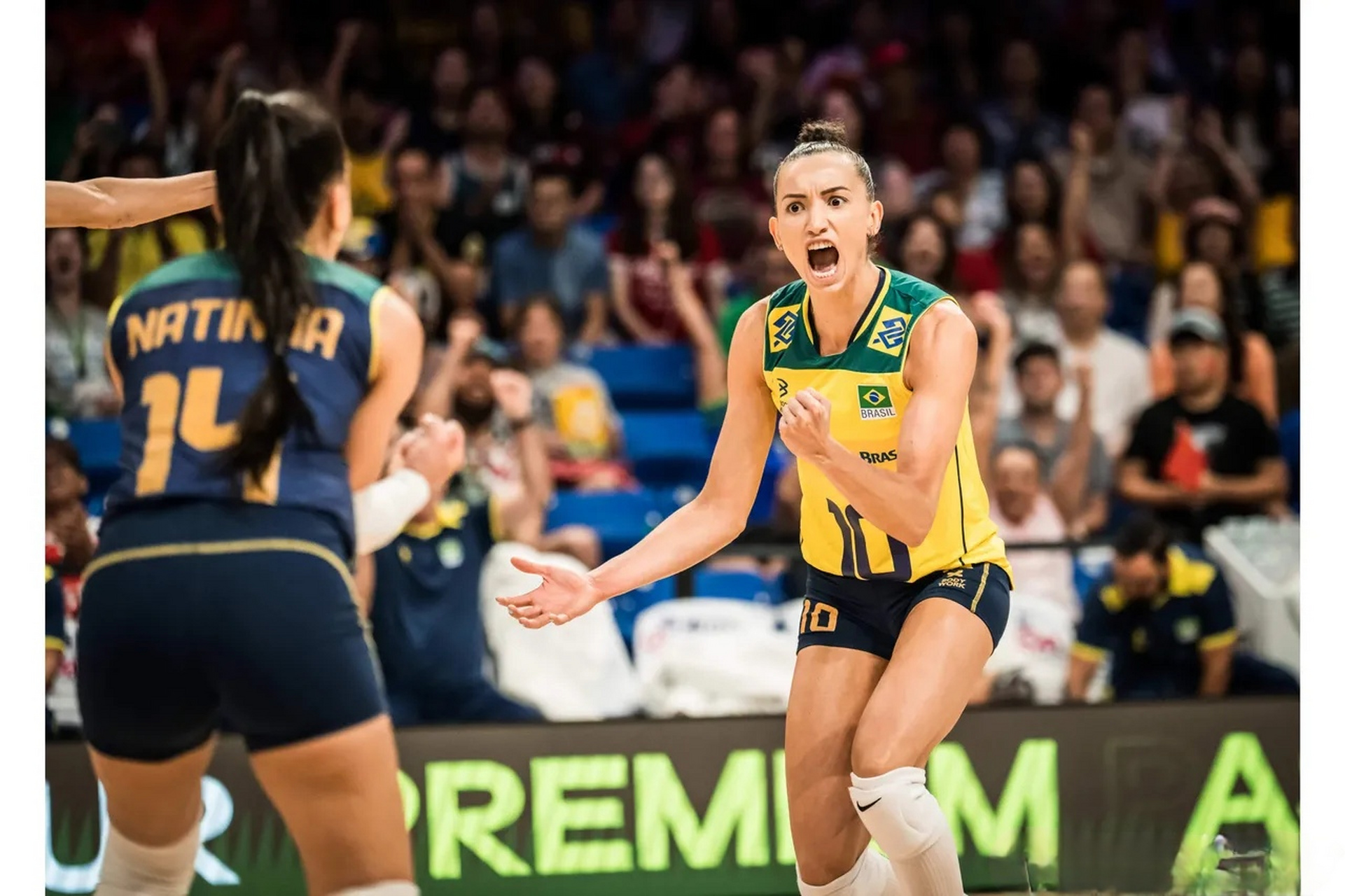 巴西女排队长加比:我们从未言败!