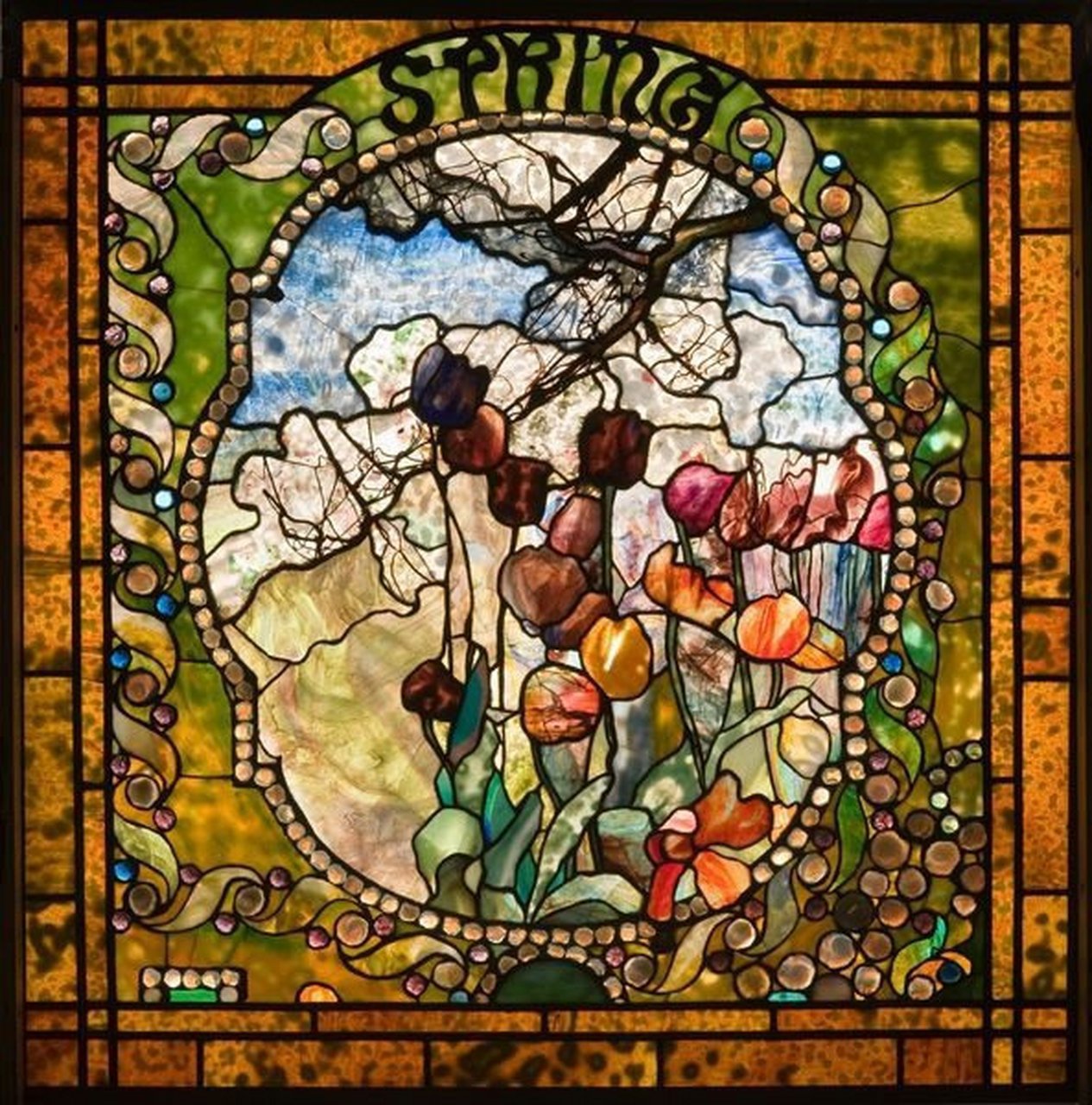 彩色玻璃窗 676767 #绘画欣赏