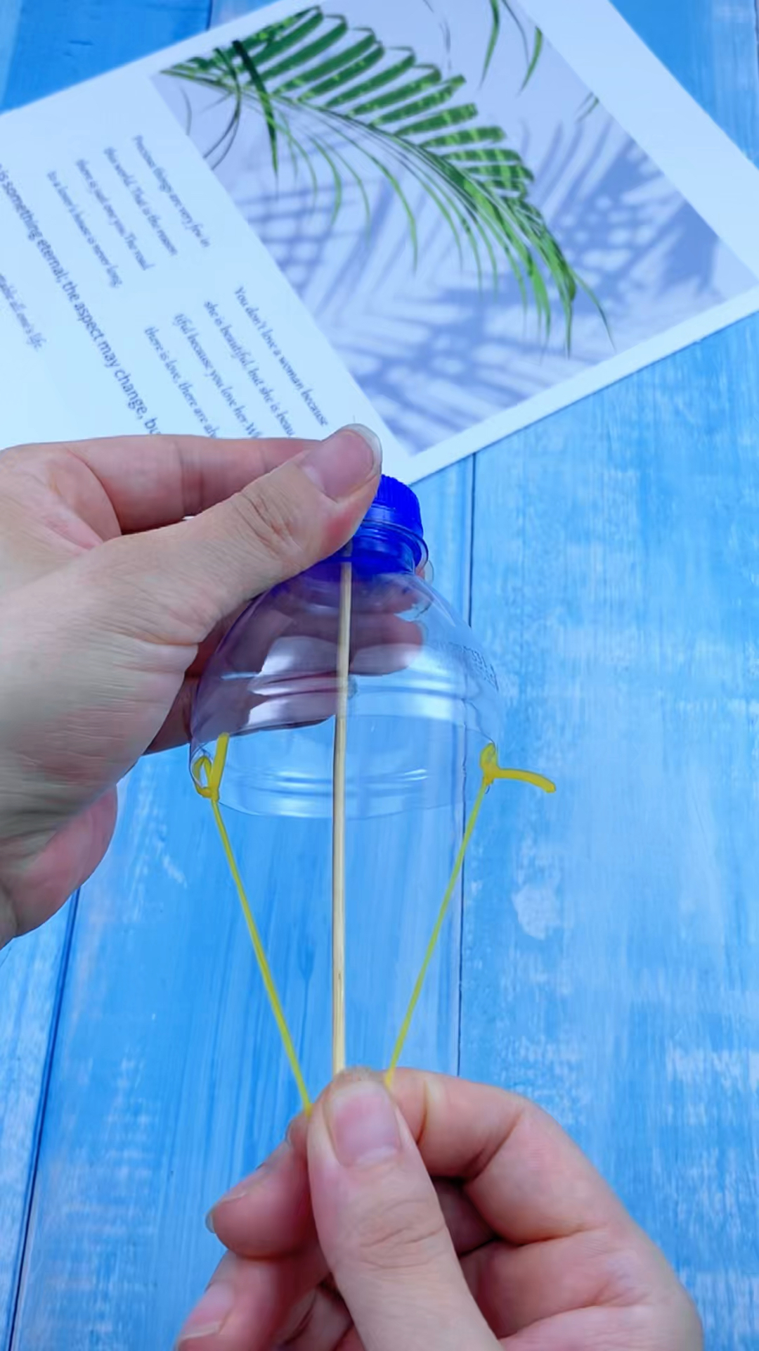 用喝过的矿泉水瓶做个好玩的弹弓