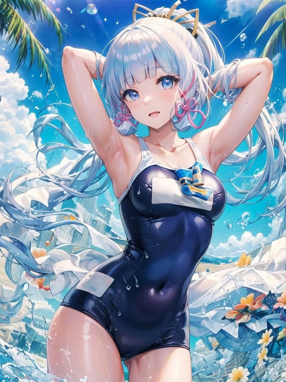 神里绫华的夏日泳装