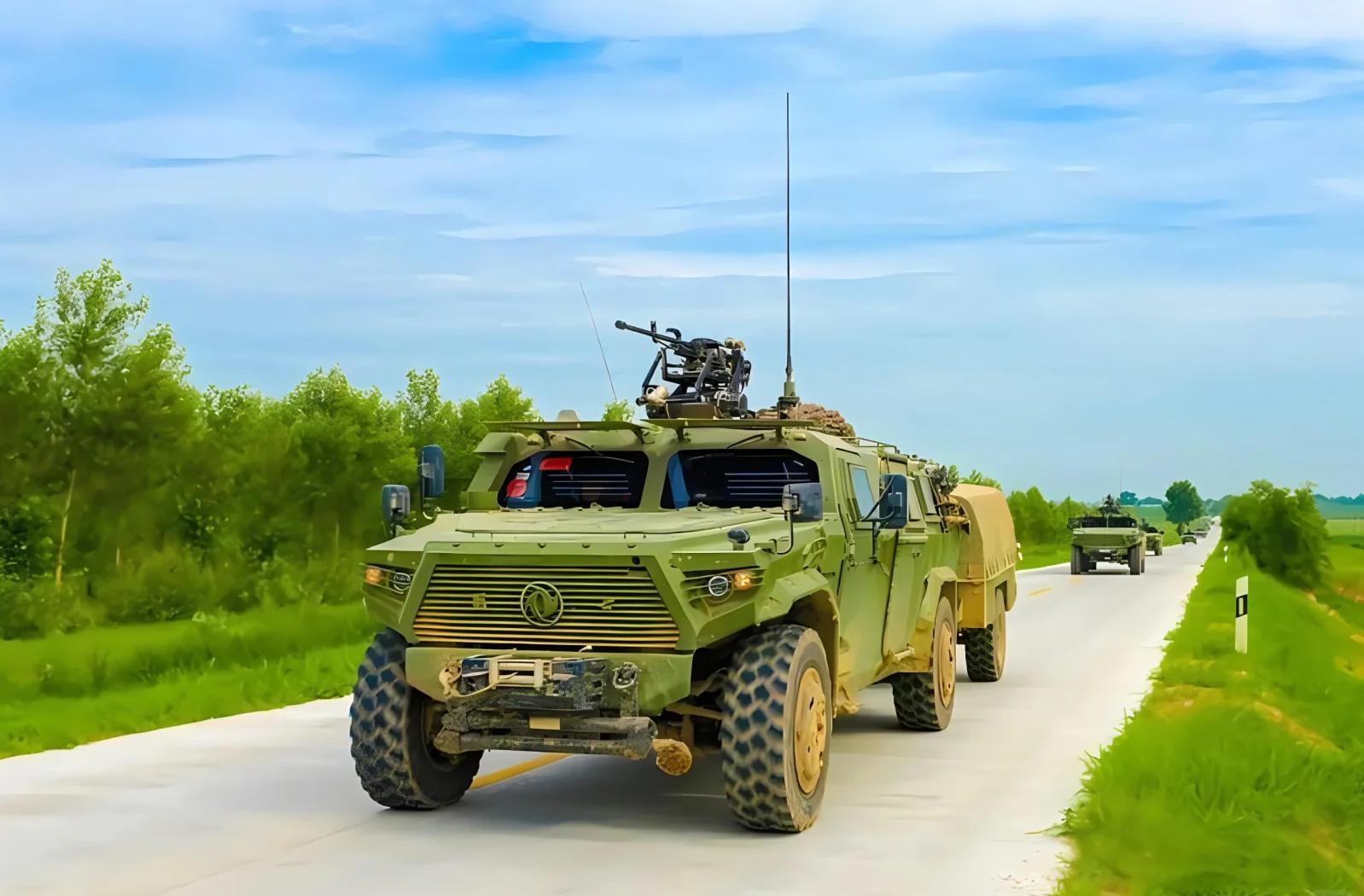 中国东风猛士系列轻型装甲车:pla的新军马