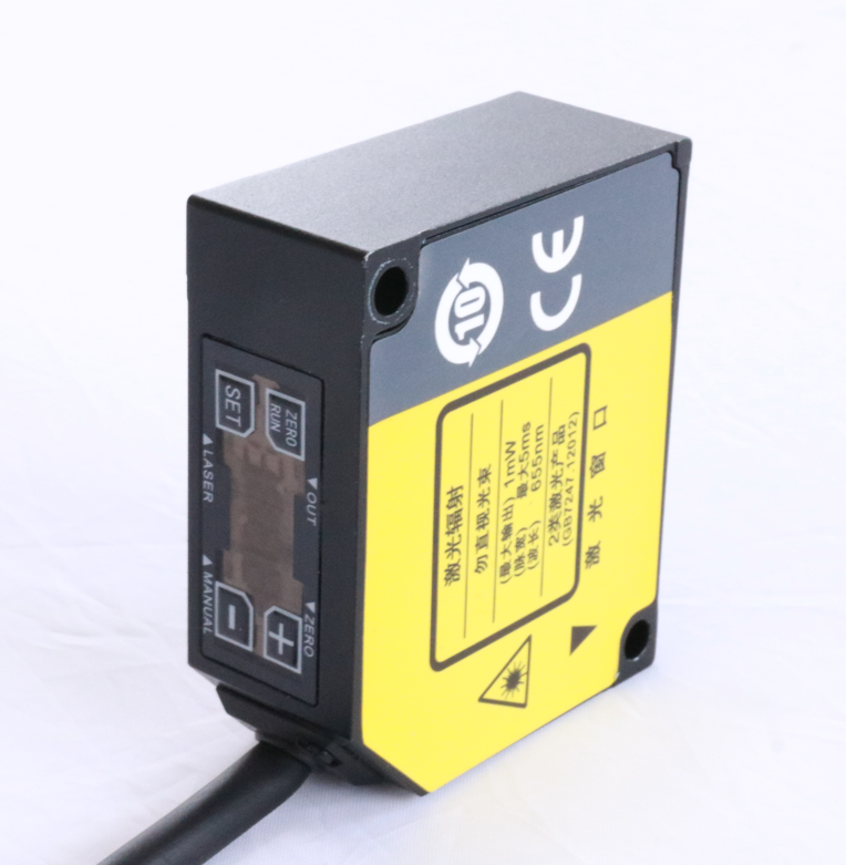 激光位移传感器监测搅拌杆旋转的轴跳动量