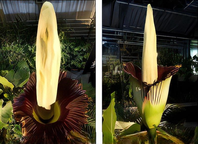 非常难见!十年只开花3天的尸体花,首次在私人住宅里开放了