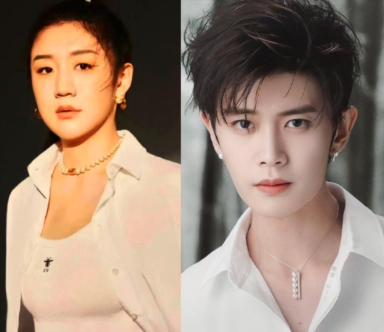 陈梦任嘉伦同框,一个绝美,一个姨味满满,运动瘦和饿瘦差别明显