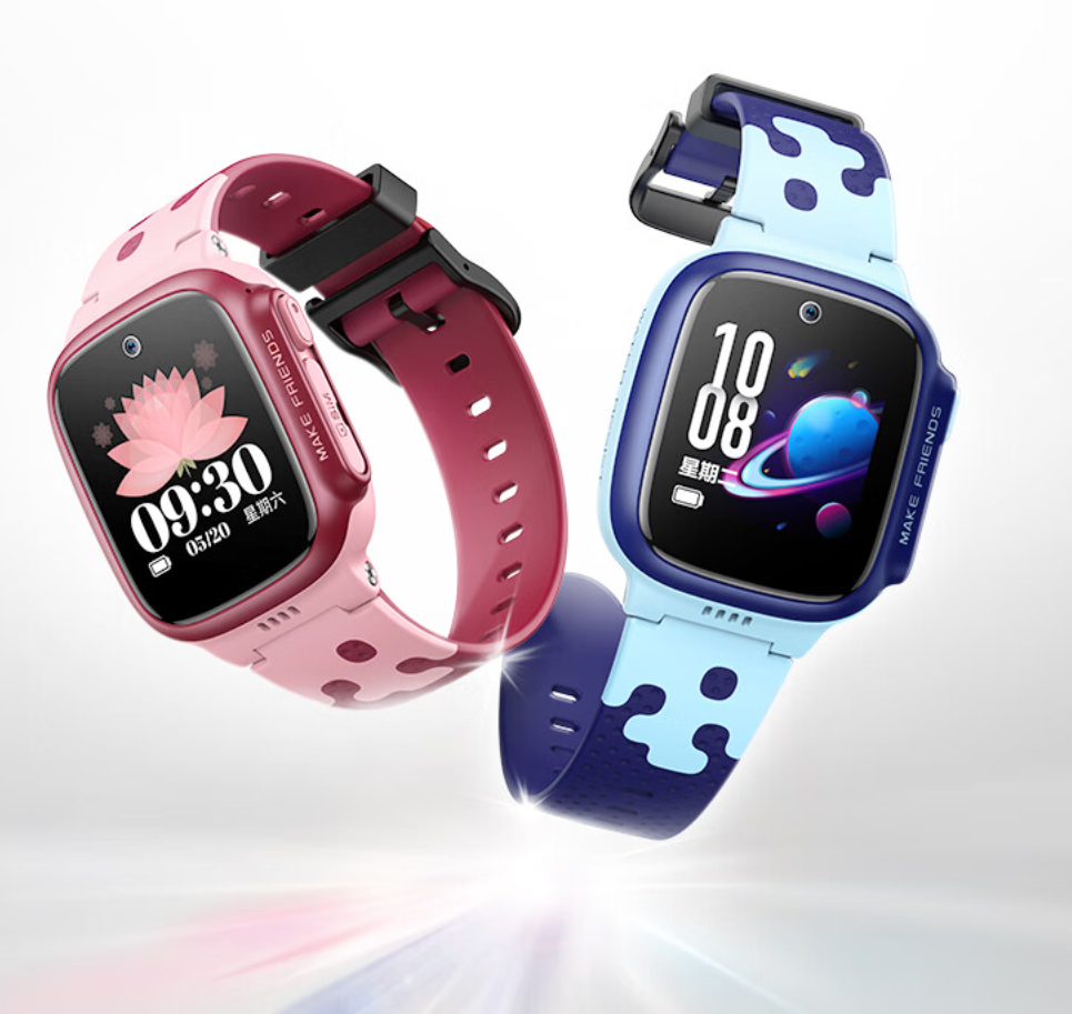 小天才d3晴山蓝儿童电话手表:gps定位,视频拍照,紧急求救!