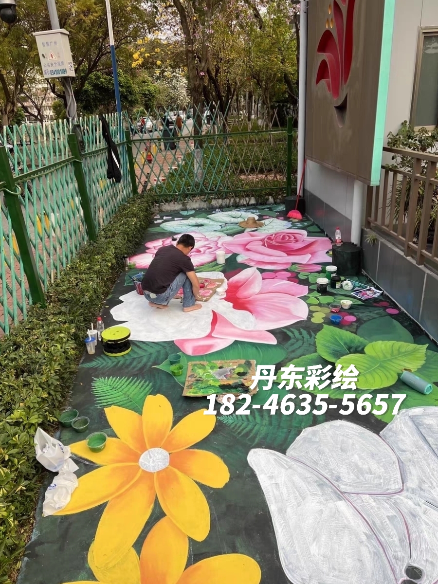 丹东墙绘/丹东彩绘/丹东3d立体手绘/丹东墙体彩绘墙画