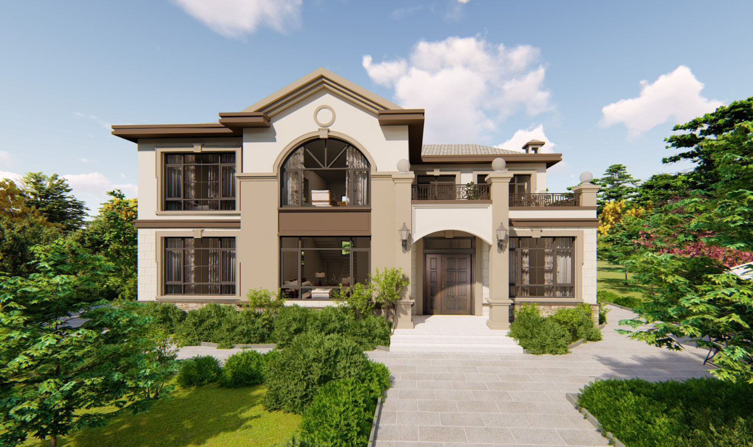 内蒙古赤峰刘家欧式别墅