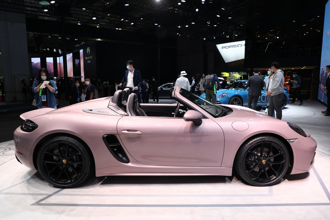 2021上海车展实拍:保时捷718