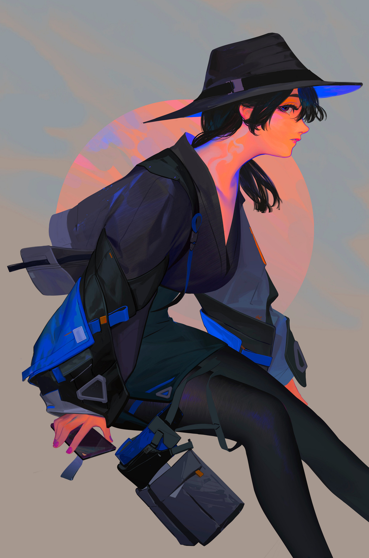 来自于多名国内插画师的一组动漫插画欣赏!画技十分成熟的作品!