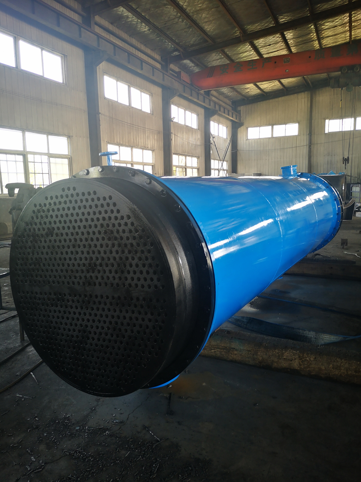 青岛鹏业专注列管式石墨换热器等产品生产