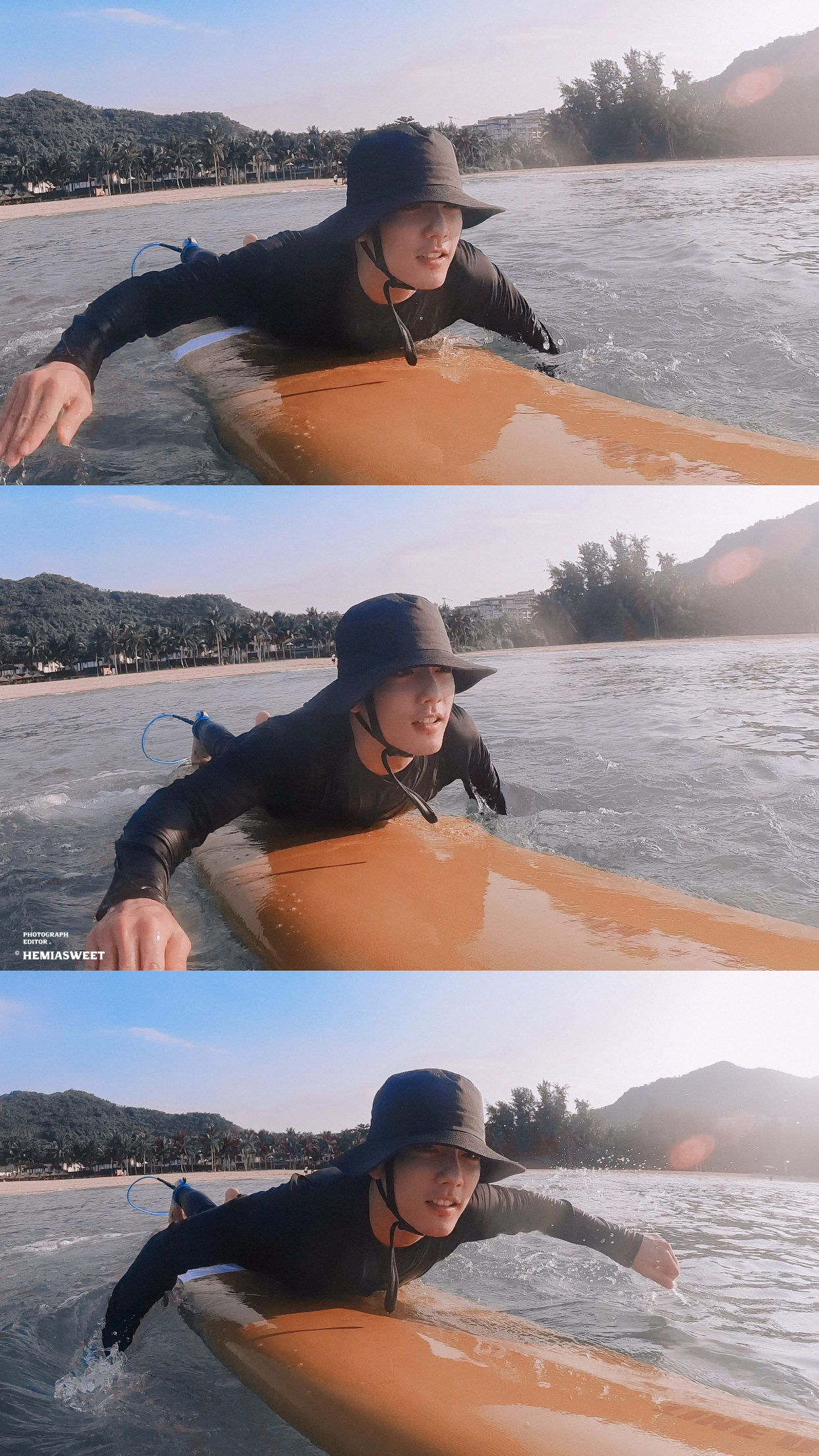 肖战潜水冲浪图集