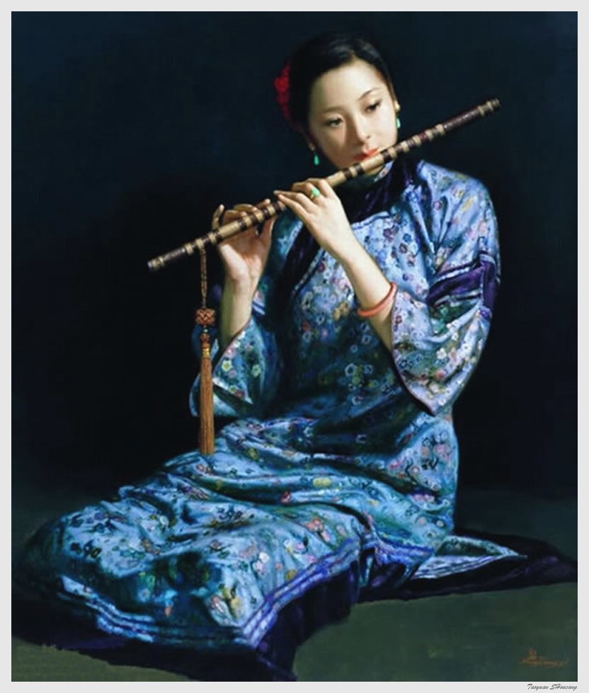 中国画家蒋昌一女性人物油画作品欣赏