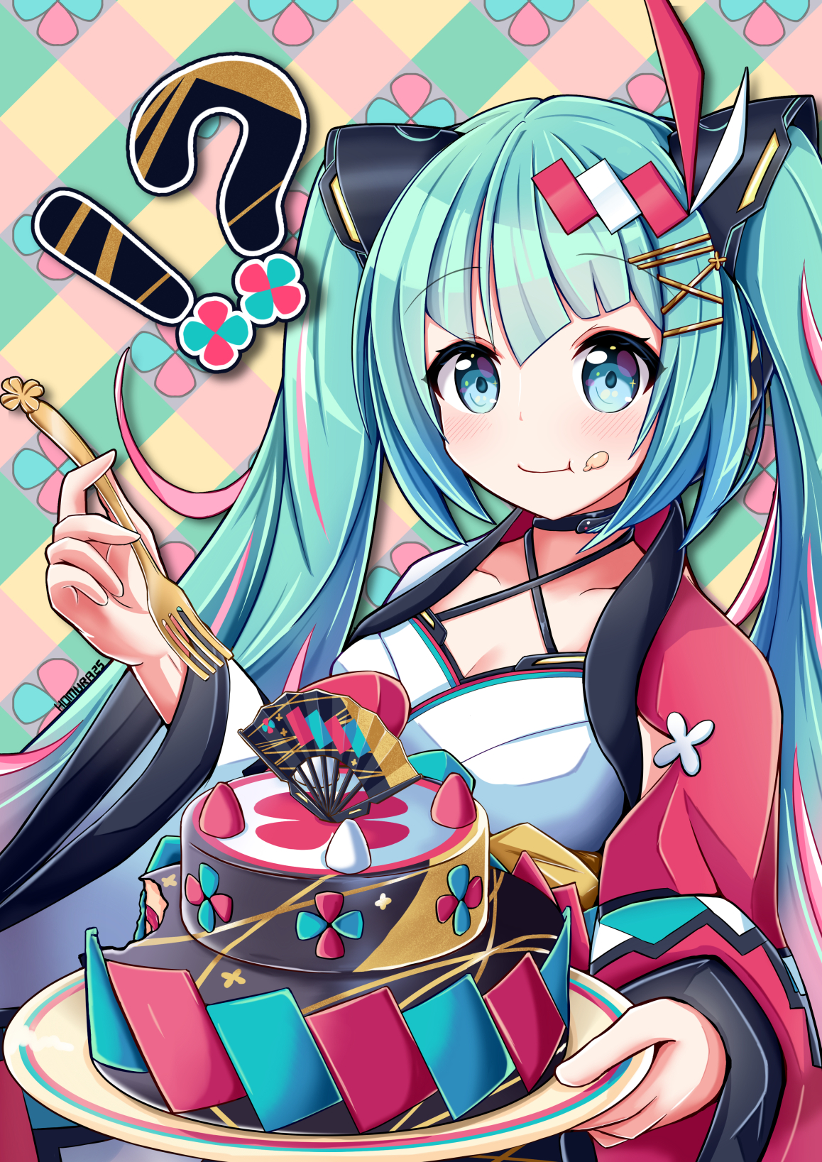 虚拟偶像初音未来13周年插画壁纸,喜欢的快收藏起来吧