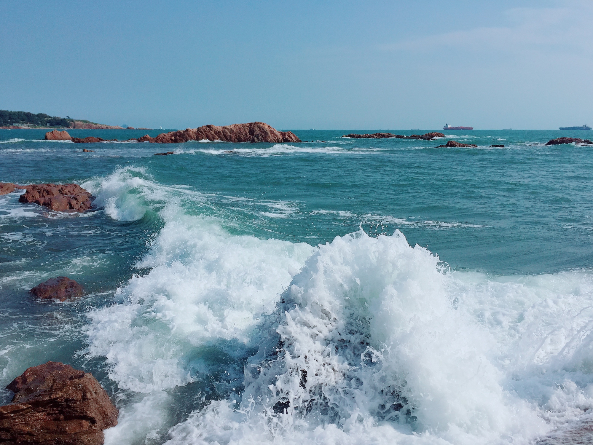 青岛 看海爬崂山