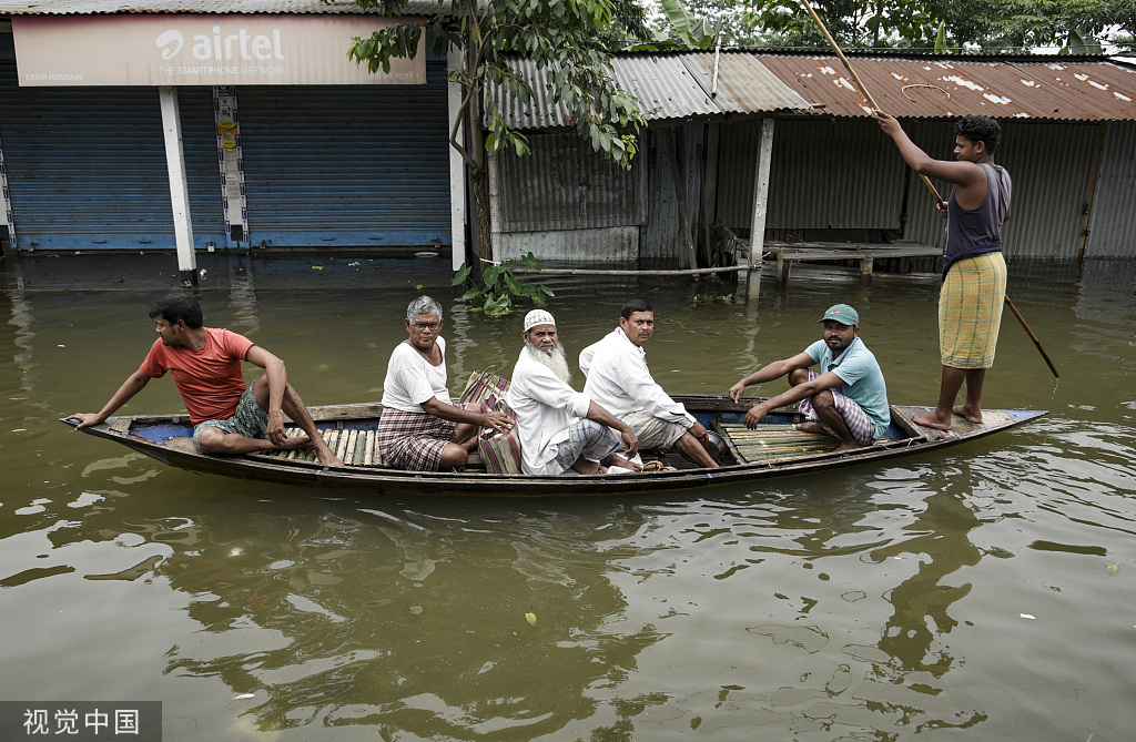 印度阿萨姆邦洪灾又致11人丧生