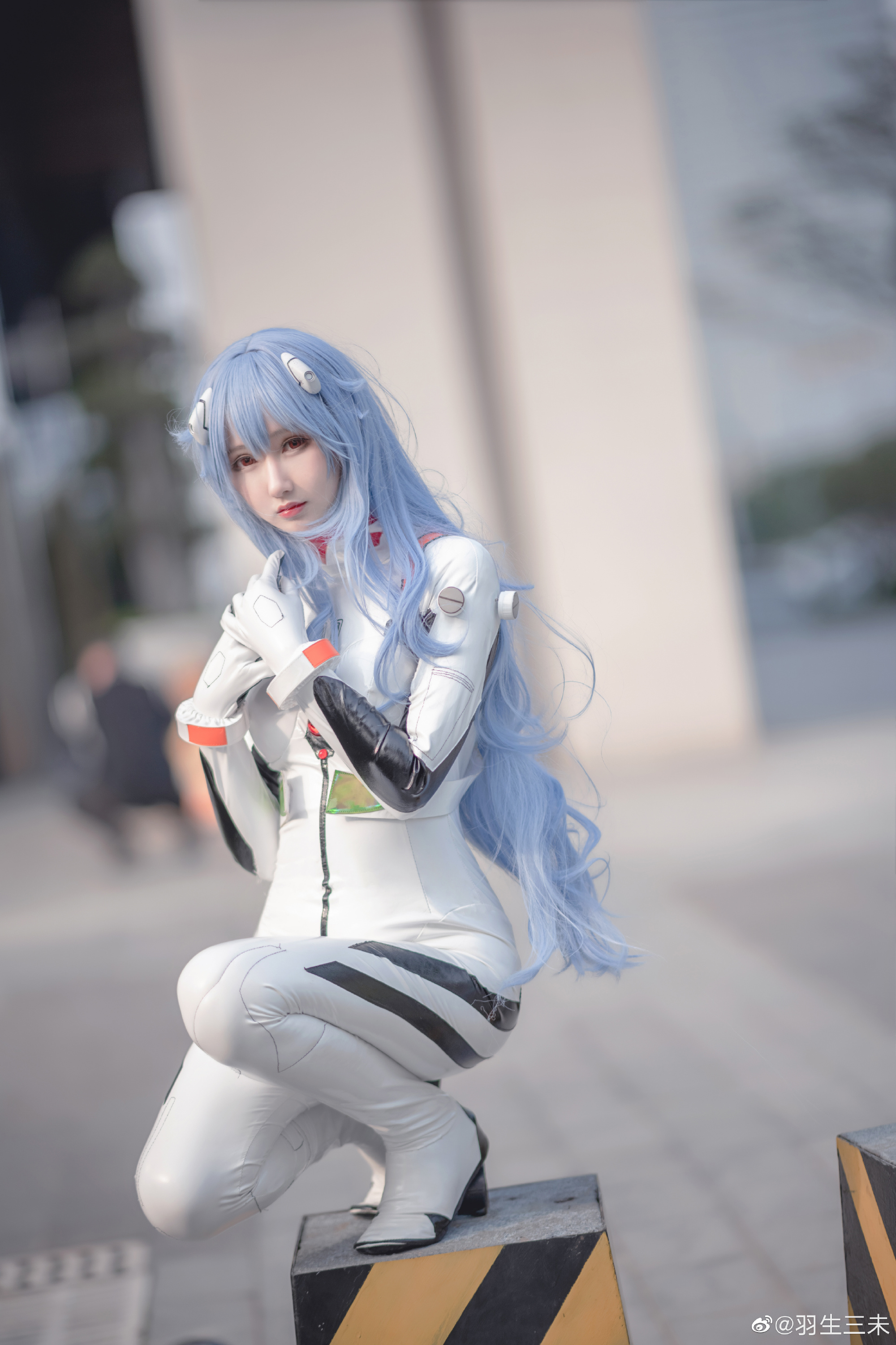 《新·福音战士剧场版:终》绫波丽长发cos,小姐姐唯美清纯