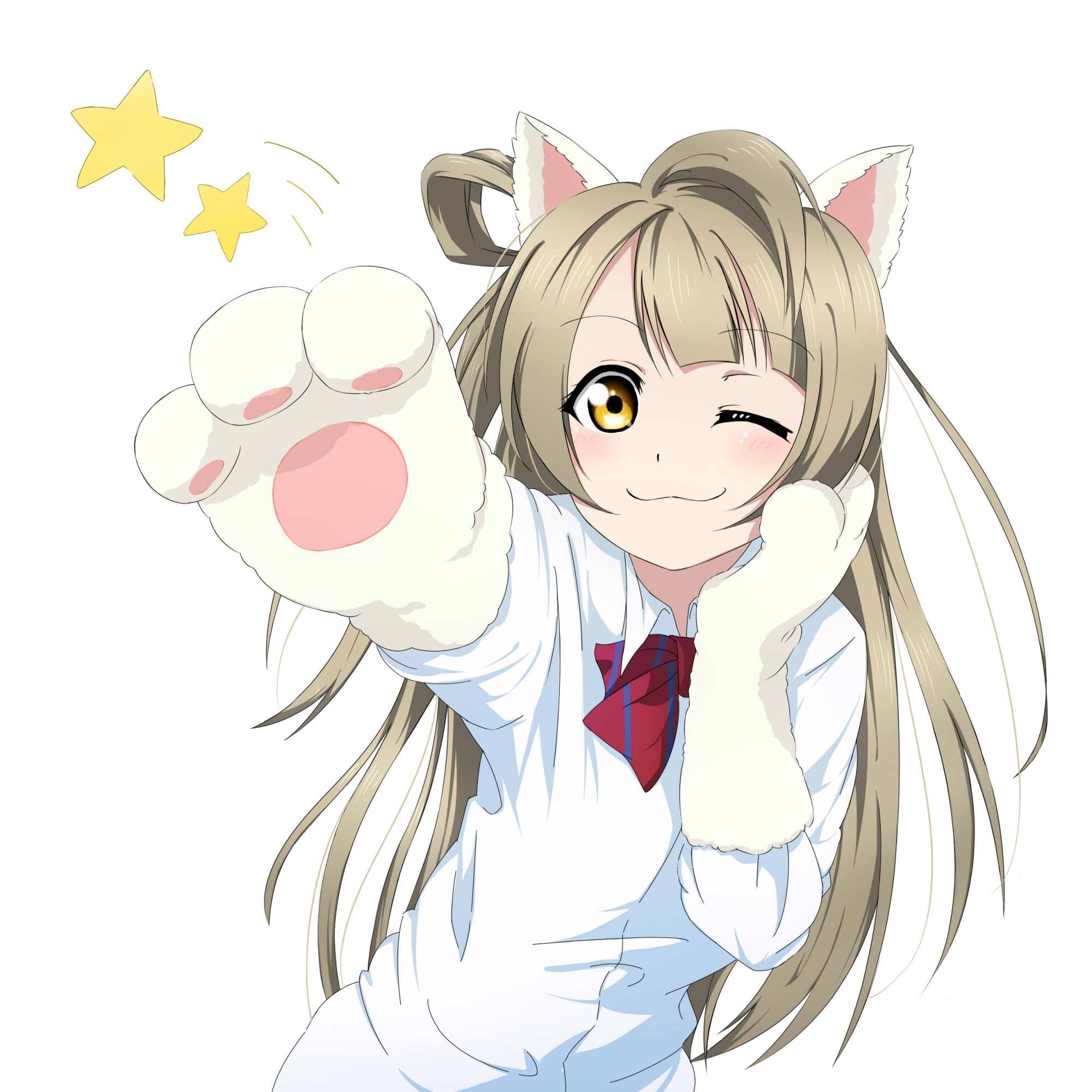 二次元青春动漫《lovelive》里美少女"南小鸟"的精彩插画作品