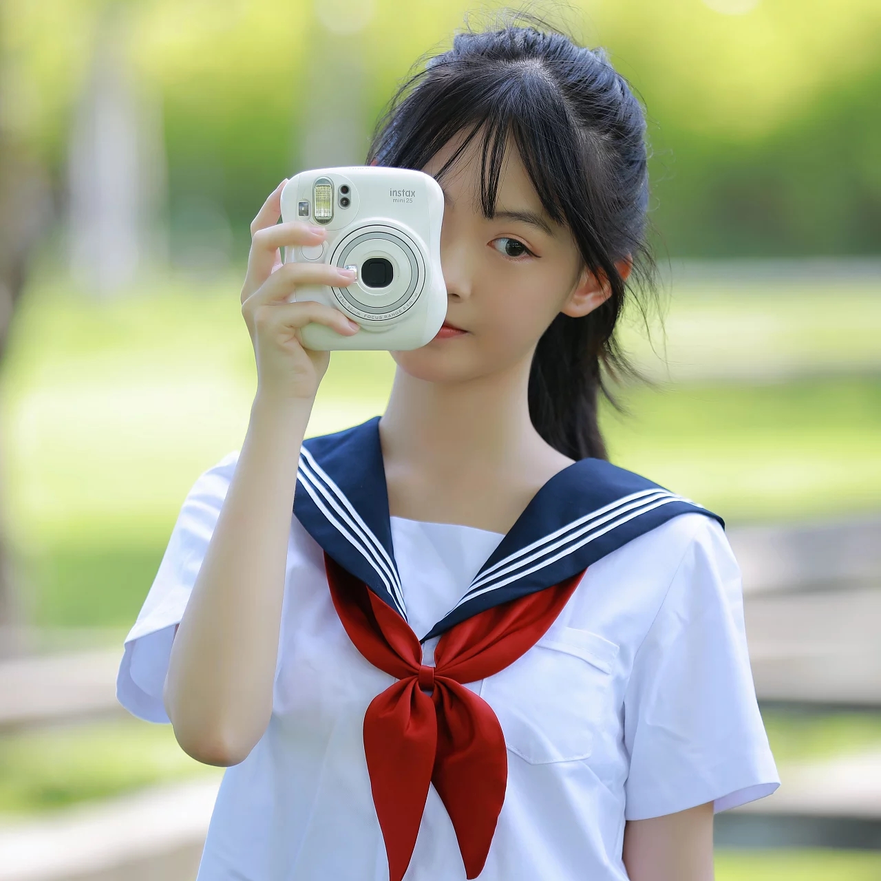 女孩清新jk制服摄影