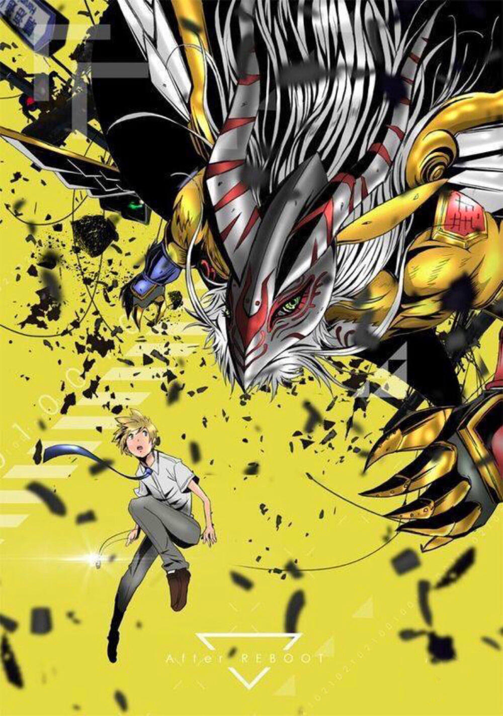 数码宝贝tri精美同人插画图集!初代数码兽另类进化的究极体形态