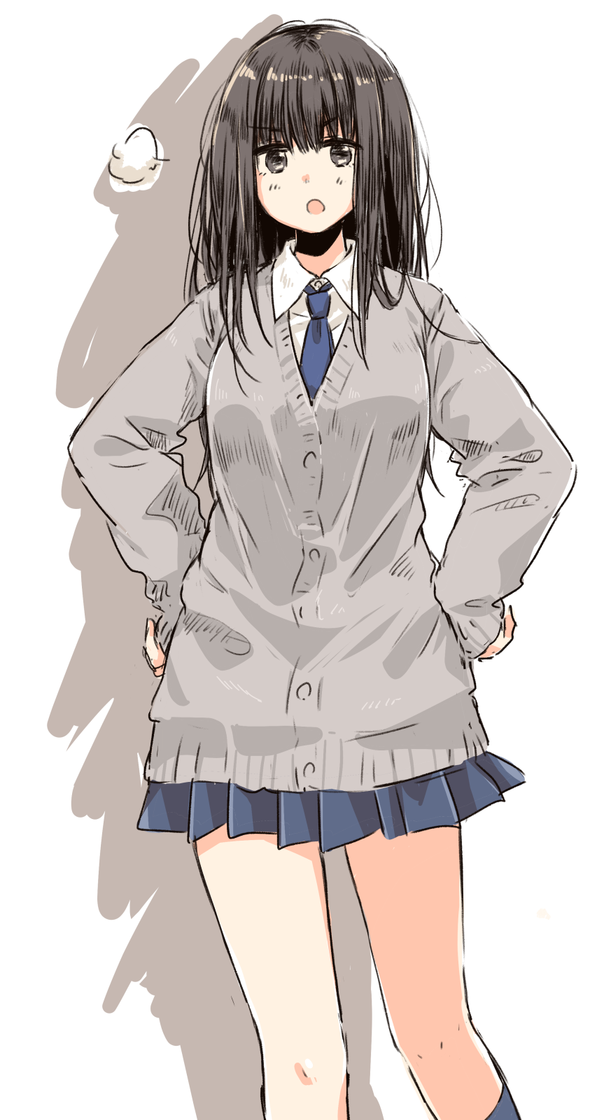 日本二次元动漫画师纯手绘的漫画人物角色,细节和造型处都很到位