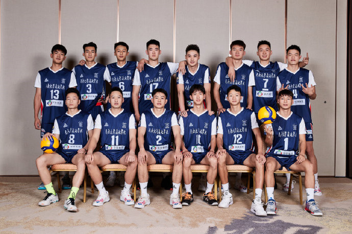 2022-2023中国男排超级联赛部分球队合照