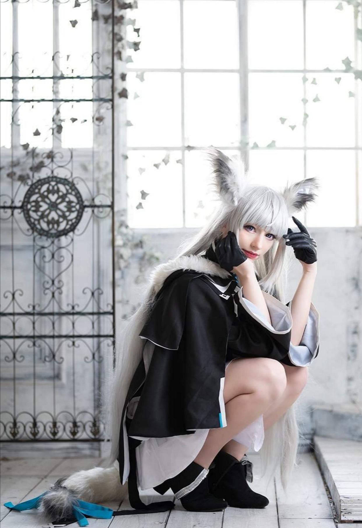 《碧蓝航线》江风cos,异国小姐姐斗篷小短裙绝美还原