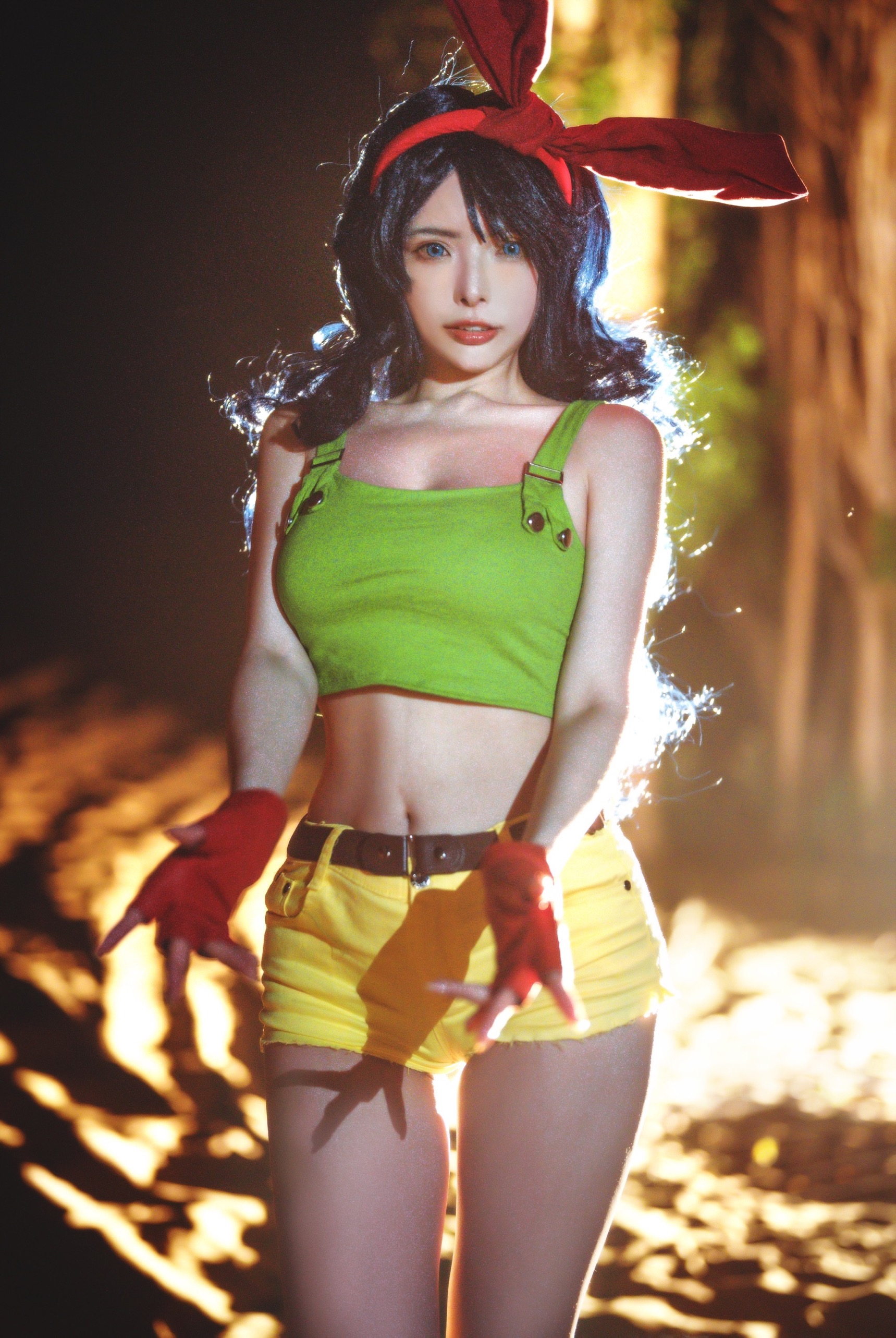 cosplay欣赏丨七龙珠·兰琪丨秋和柯基