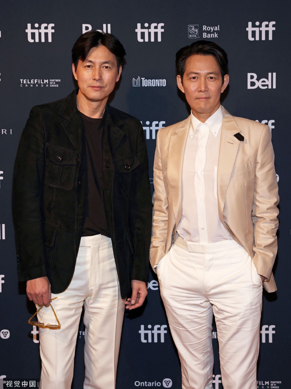 组图:李政宰郑雨盛出席《狩猎》多伦多电影公众放映会