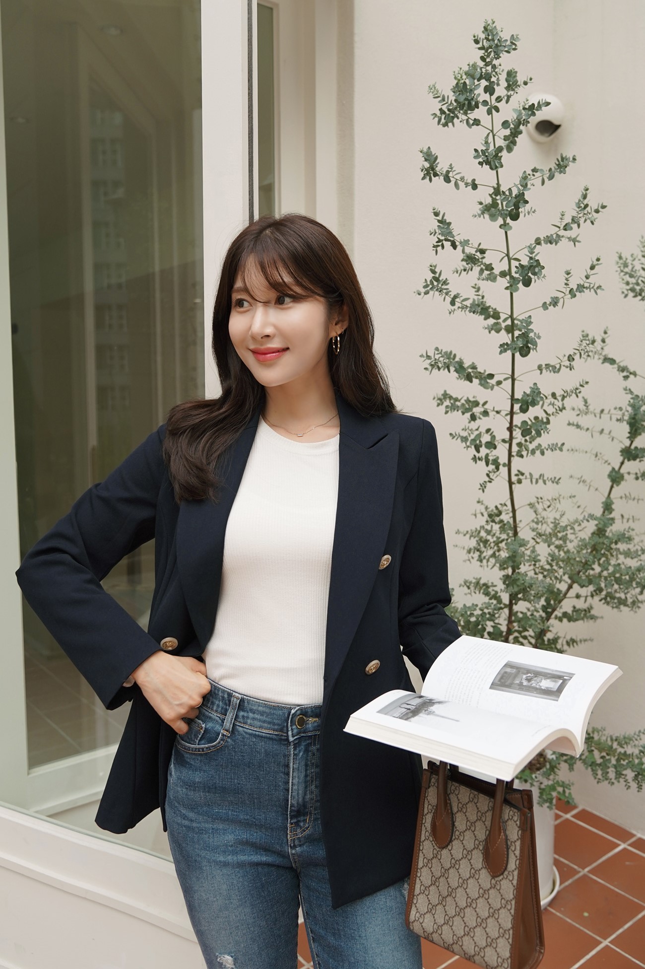 别致的秋季修身款小西装