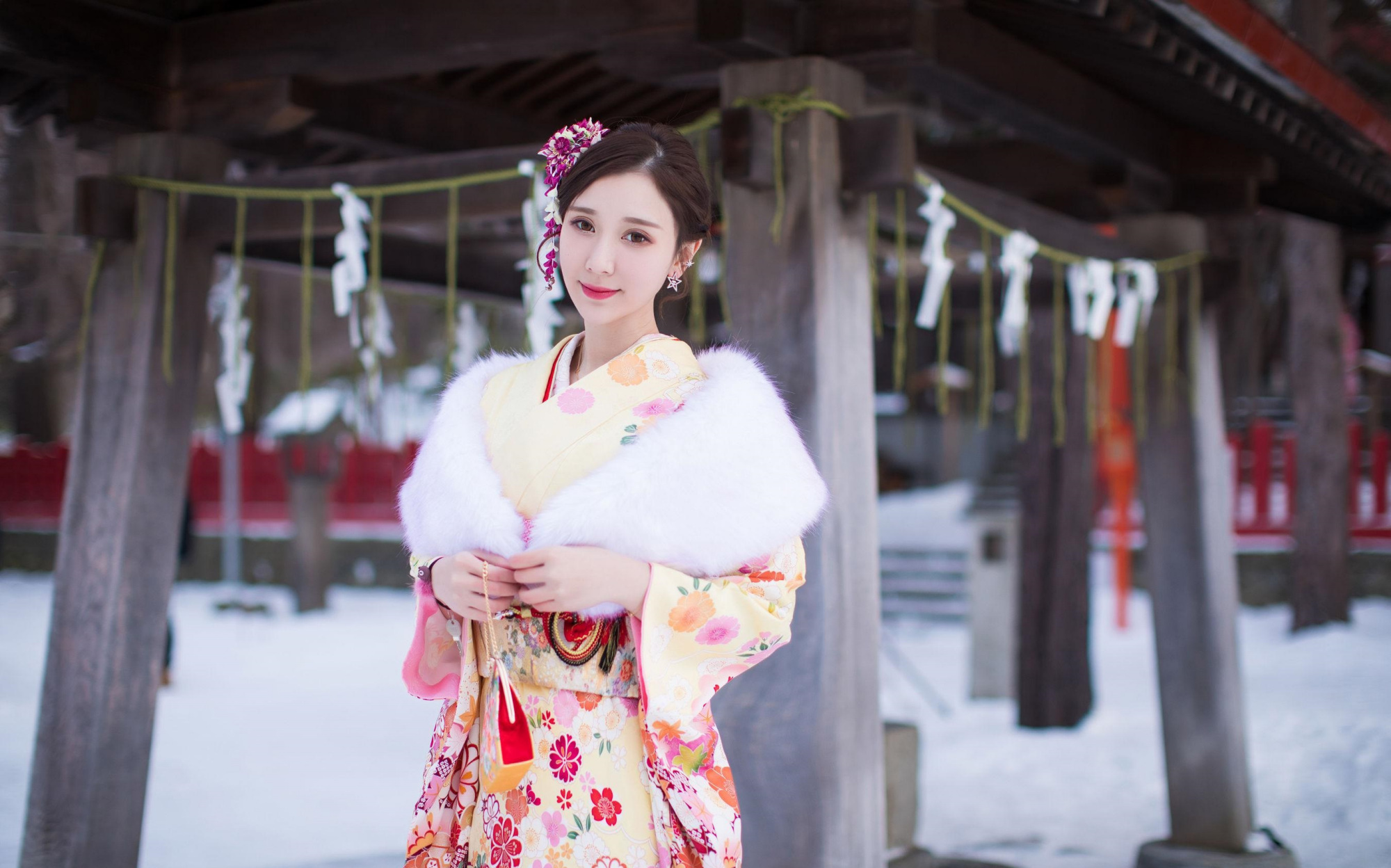 清新亮丽的和服小姐姐