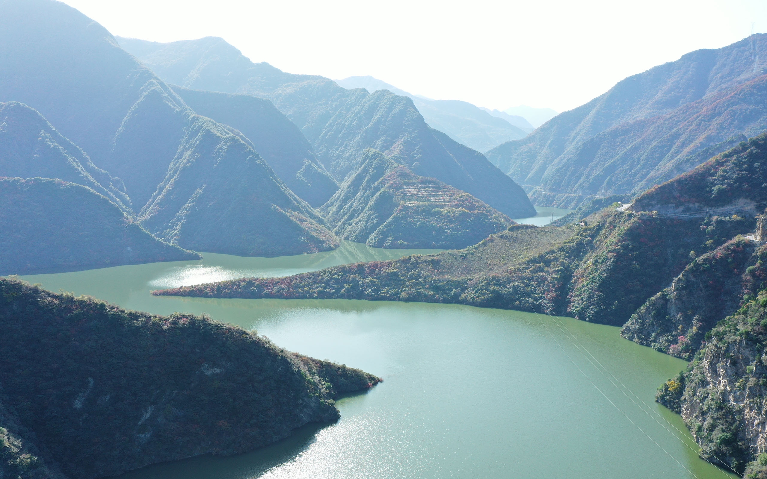 西安黑河水库:山清水秀,美景迷人